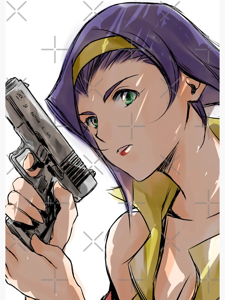 Faye Valentine Cowboy Bebop Epic Design For Fan Sticker For Sale By