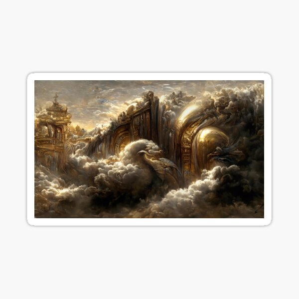 Heavens Gate Sticker For Sale By Matatabiart Redbubble