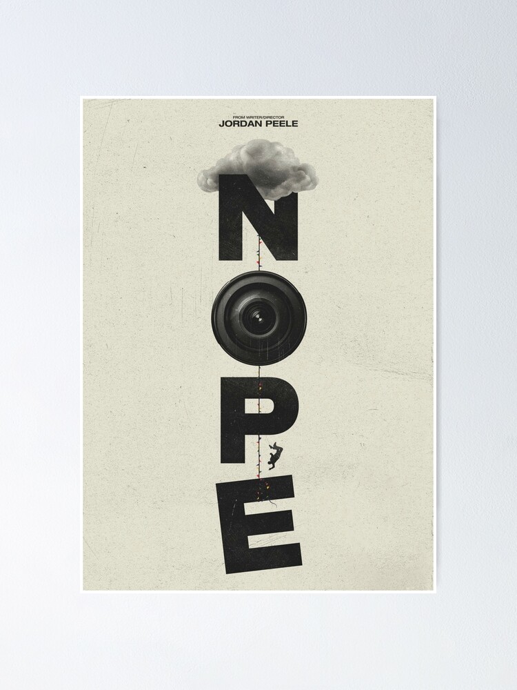 Nope Movie Poster Poster For Sale By Axton Redbubble