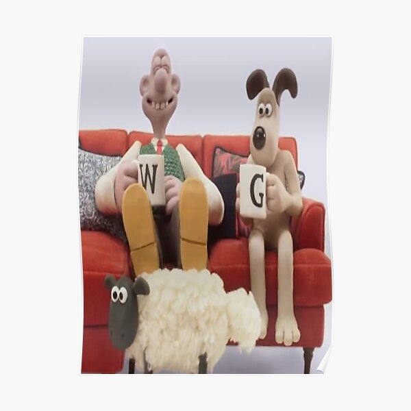 Wallace And Gromit Poster For Sale By Bryan Shop Redbubble