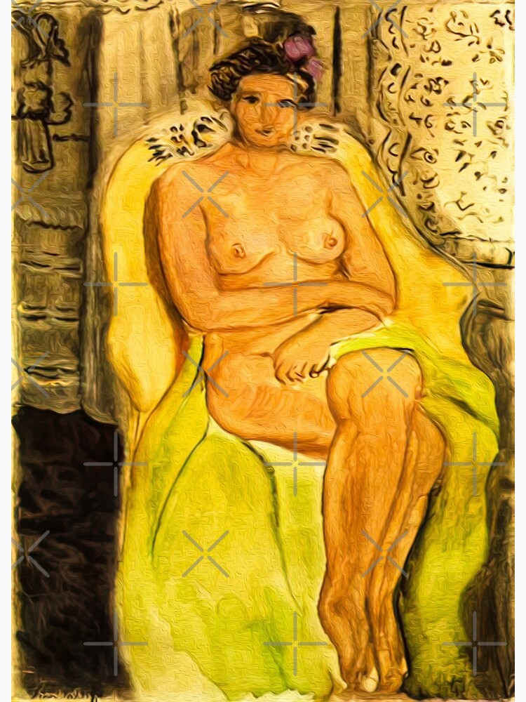 Henri Matisse Nude In An Armchair Legs Crossed 1920 Art Print For