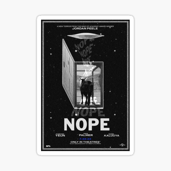 Nope Movie Sticker For Sale By Aeyssa Redbubble