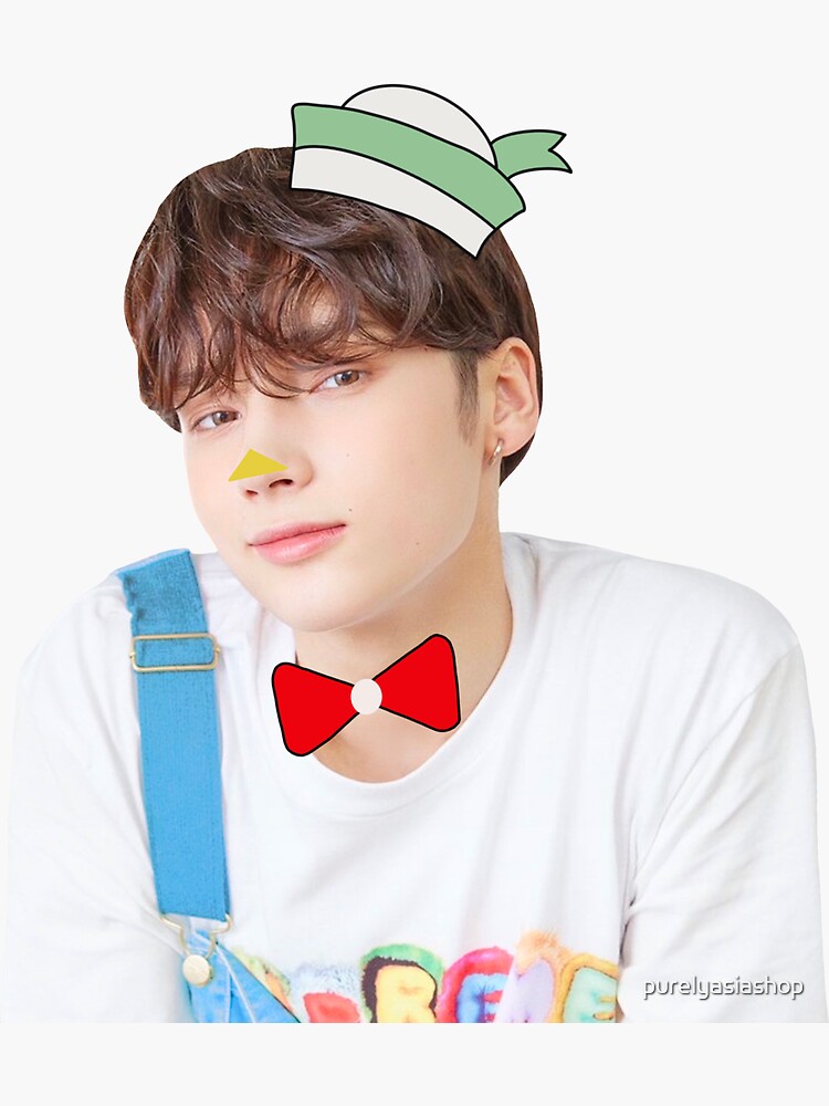 TXT Huening Kai With Cute Doodles Tomorrow X Together Sticker For