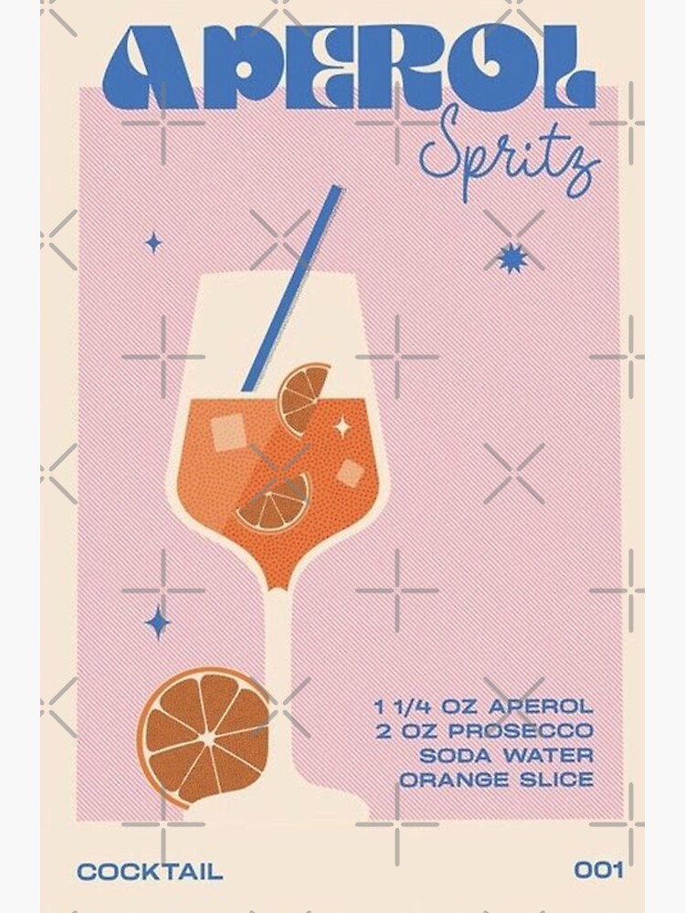 Aperol Spritz Sticker For Sale By Pritchardstev Redbubble