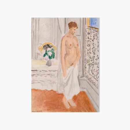 Henri Matisse Standing Nude Near Window Art Board Print For