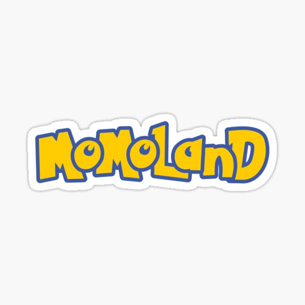 Momoland Pokéfont yellow Sticker for Sale by AliffStudio Redbubble