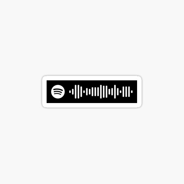 No Party Anthem By Arctic Monkeys Spotify Code Sticker For Sale By