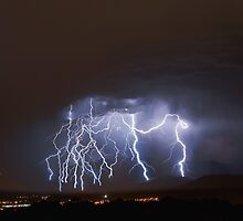 Massive Lightning Strike over NSA Location by Ryan Houston