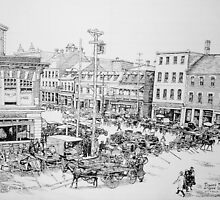 Byward Market Ottawa, 1923 by John W. Cullen