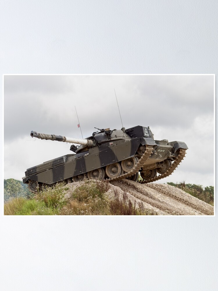 Fv Chieftain Main Battle Tank Poster For Sale By Andyhkr Redbubble