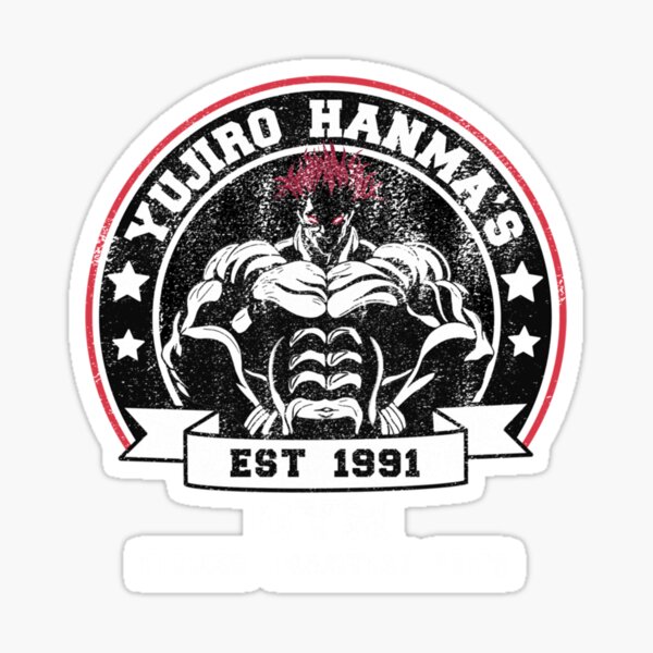 Yujiro Hanma Gym Sticker For Sale By ChristinaGilli Redbubble