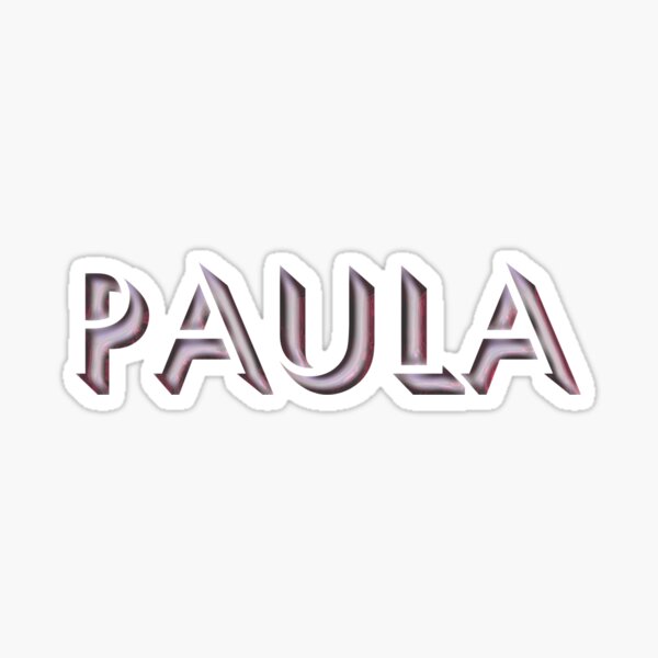 Paula Sticker By Melmel9 Redbubble