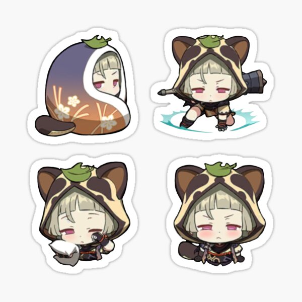 Genshin Impact Chibi Sayu Sticker For Sale By Sukisoup Redbubble