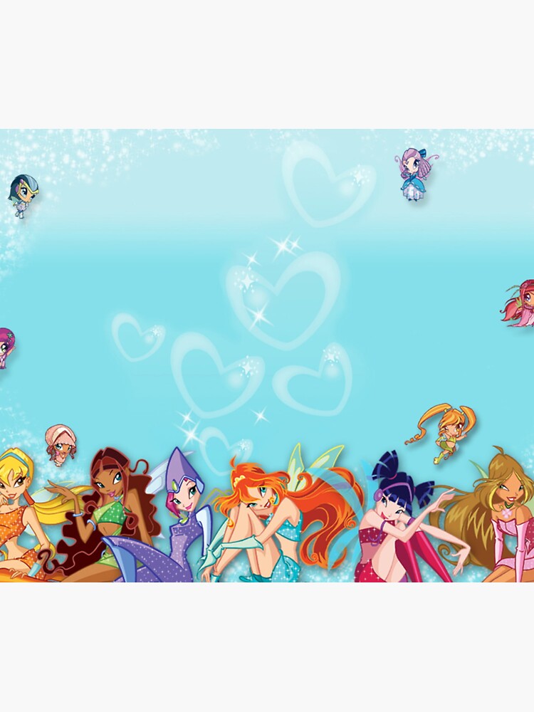 Winx Club Sticker For Sale By Lunaticartwork Redbubble