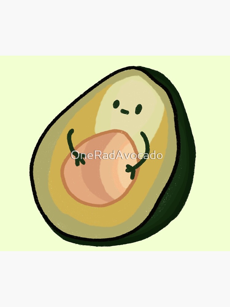 Cute Avocado Poster For Sale By Oneradavocado Redbubble