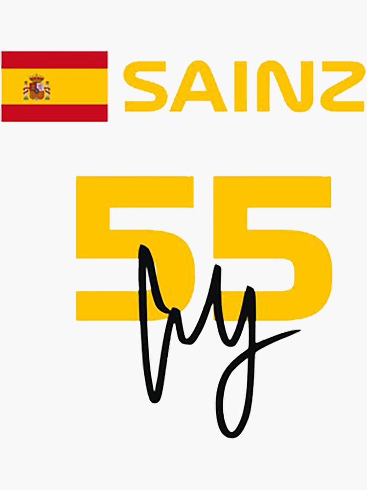 Carlos Sainz F Sticker For Sale By Benlawson Redbubble