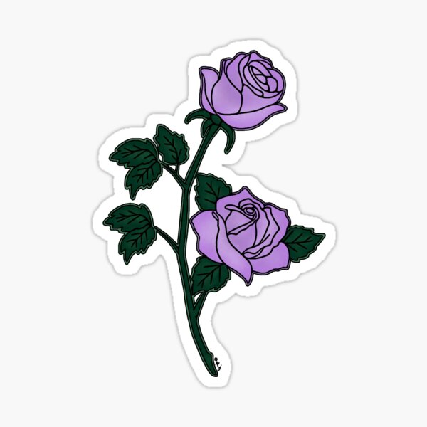 Paytons Passion Purple Rose Sticker For Sale By Queenmaryjane