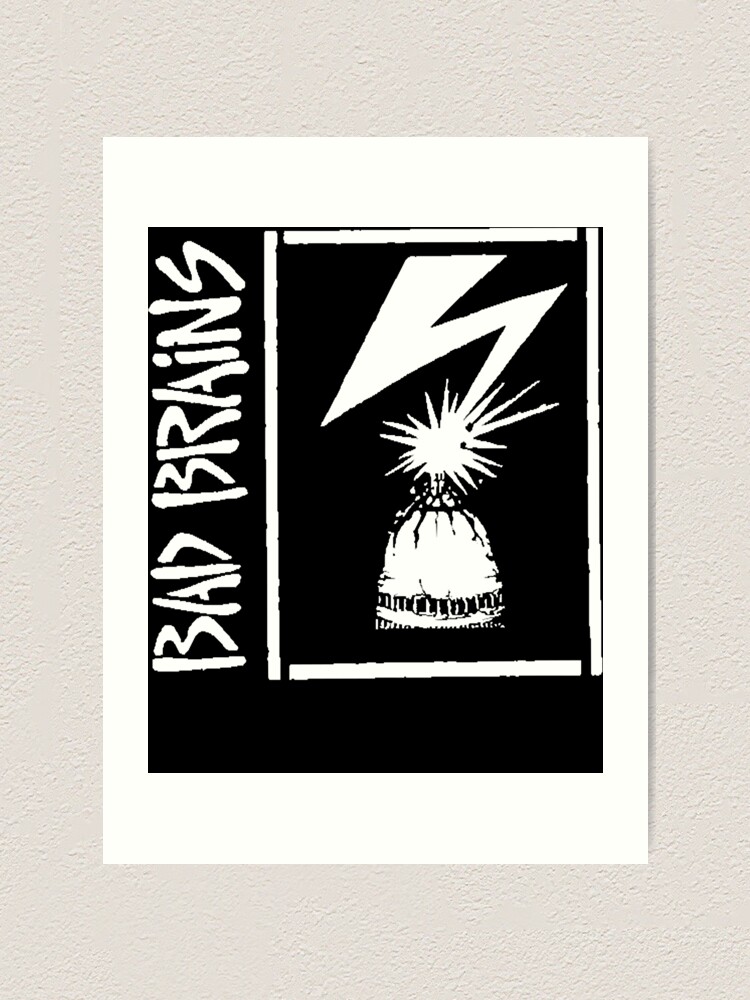 Full Bad Brains Capitol Stencil Logo Genres Hardcore Punk Art Print