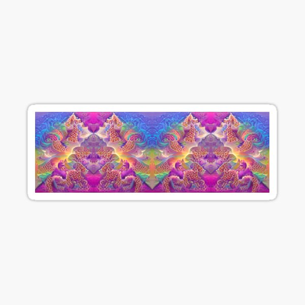 Tangram Rainbow Swirls Sticker For Sale By Rezra Redbubble