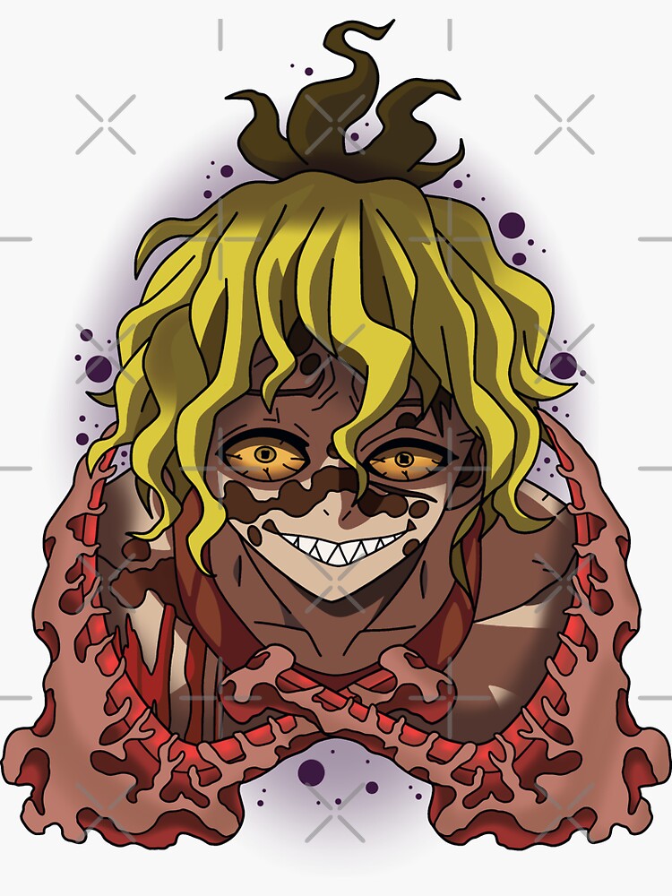 Demon Slayer Gyutaro Sticker For Sale By Amelielacroix Redbubble