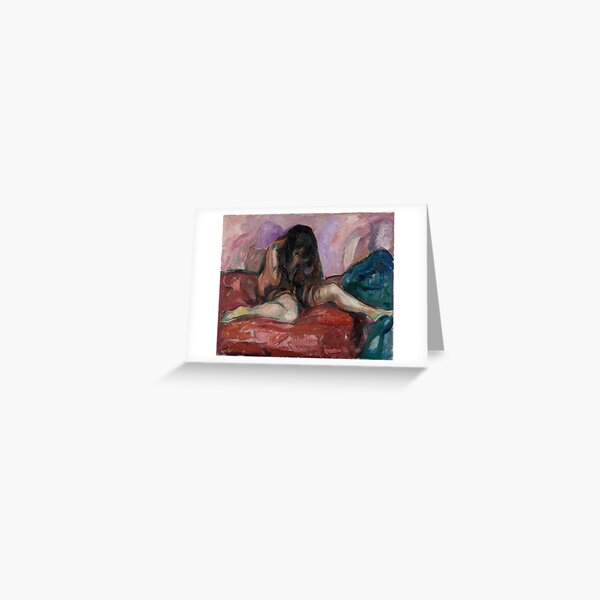 Weeping Nude Edvard Munch Greeting Card For Sale By Iconicpaintings