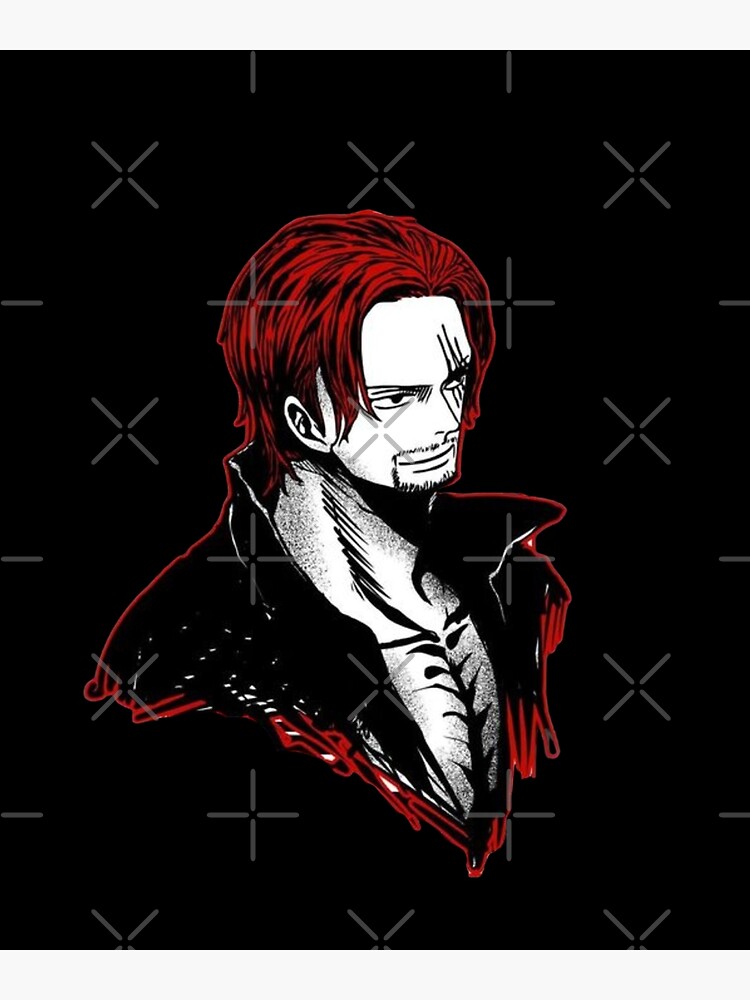 Anime Graphic Badass One Piece Shanks Poster For Sale By