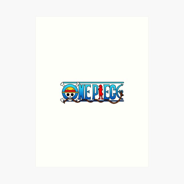 One Piece Logo Luffy Sticker Design Funny One Piece Logo Luffy