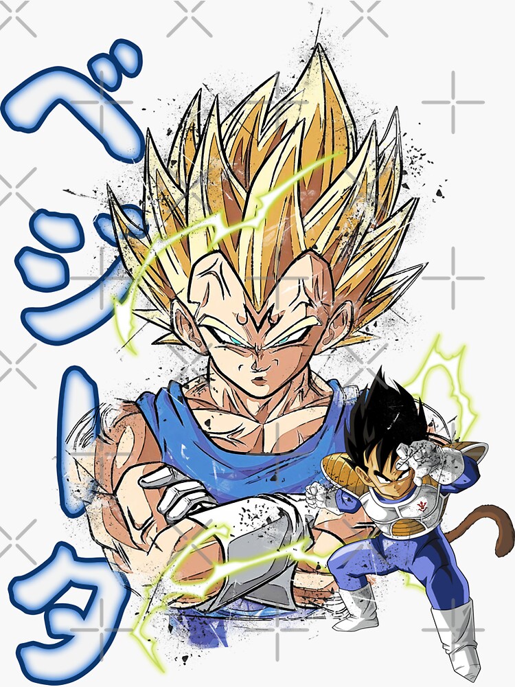 Majin Vegeta Sticker For Sale By Gonpachirostore Redbubble