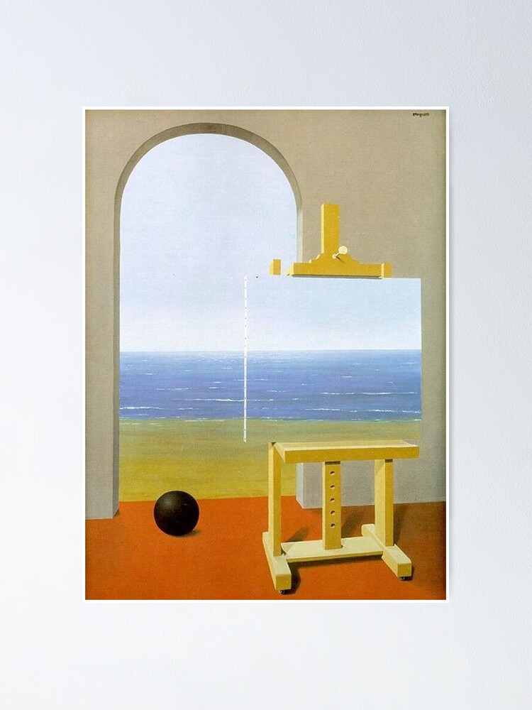 The Human Condition Ii By Rene Magritte Poster For Sale By