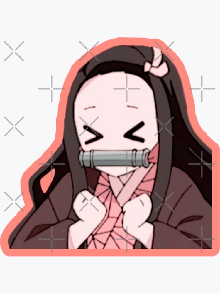 Nezuko Demon Slayer Sticker For Sale By Farah Fd Redbubble