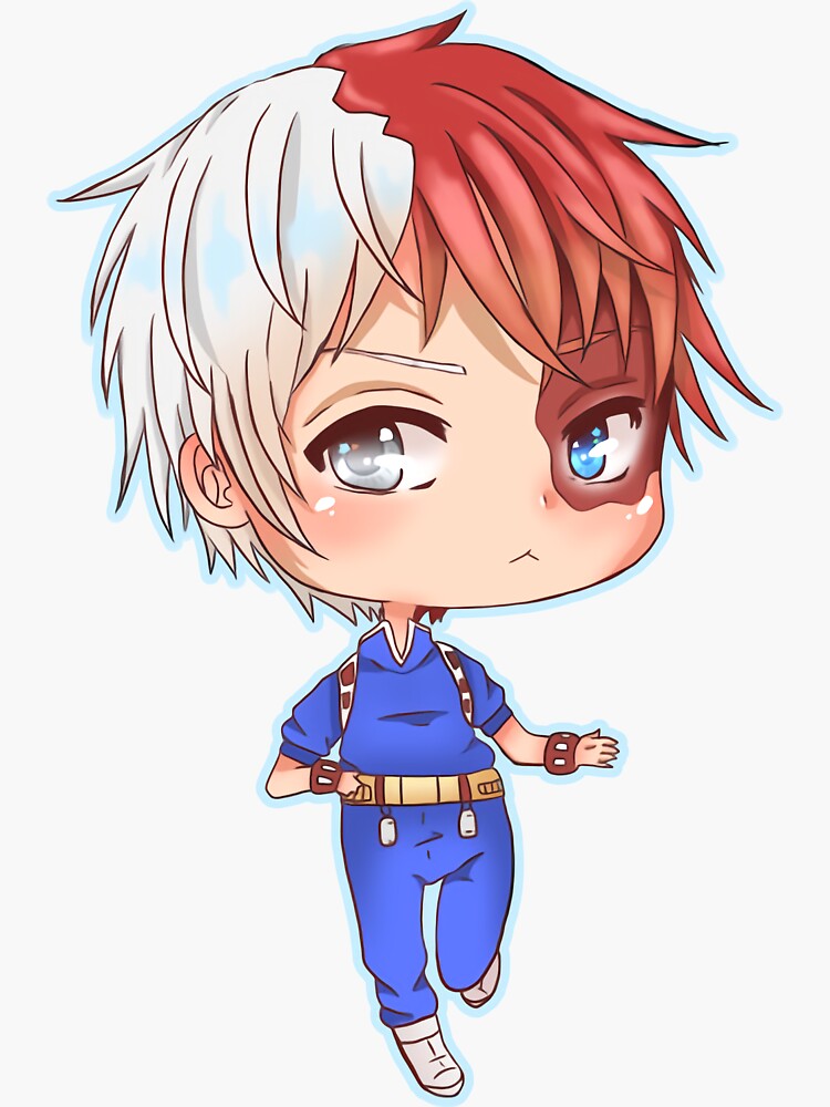 Chibi Shoto Todoroki Mha Perfect Design Sticker For Sale By