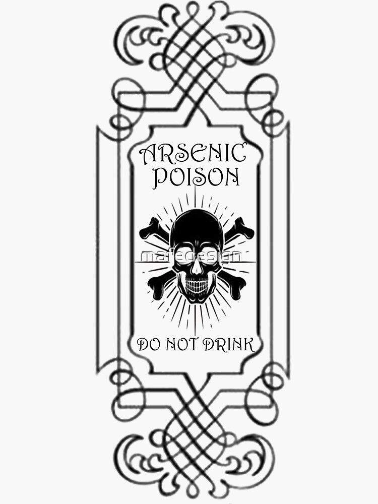 Arsenic Potion Sticker For Sale By Mafedesign Redbubble