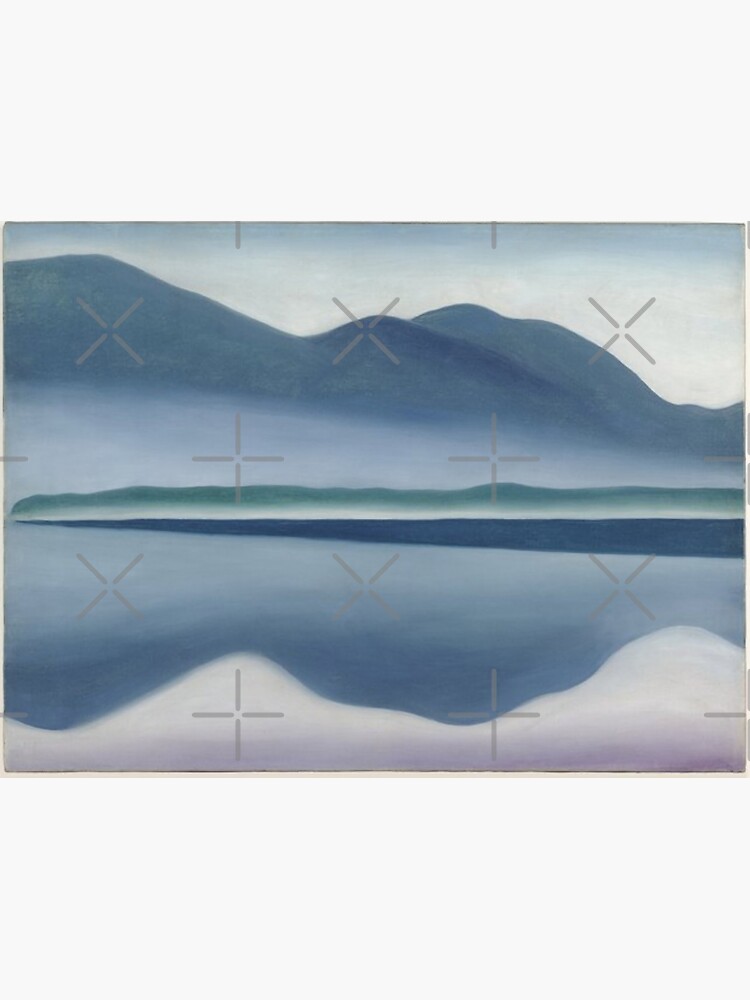 Georgia O Keeffe Lake George Formerly Reflection Seascape Poster For