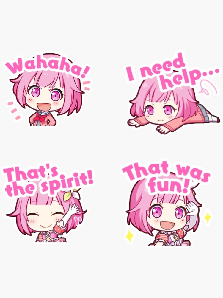 Emu Otori Set Sticker For Sale By Oyasuminana Redbubble