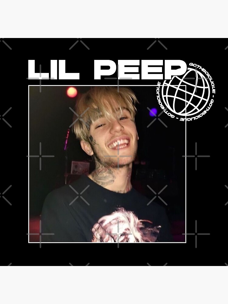 Lil Peep Smiling Design Poster For Sale By Tumfei Redbubble