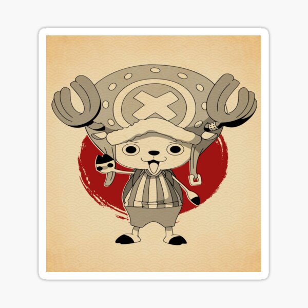 Chopper One Piece Sticker For Sale By Jeefart Redbubble