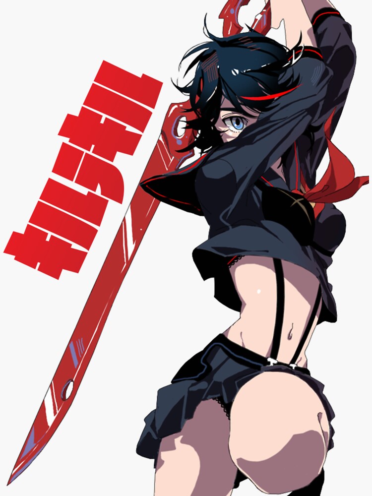 Kill La Kill Ryuko Matoi Sticker For Sale By Tignerruedasd Redbubble