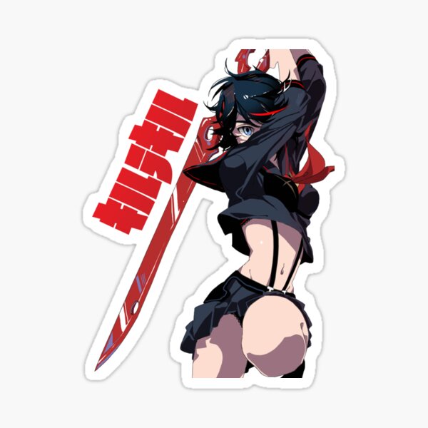 Kill La Kill Ryuko Matoi Sticker For Sale By Tignerruedasd Redbubble