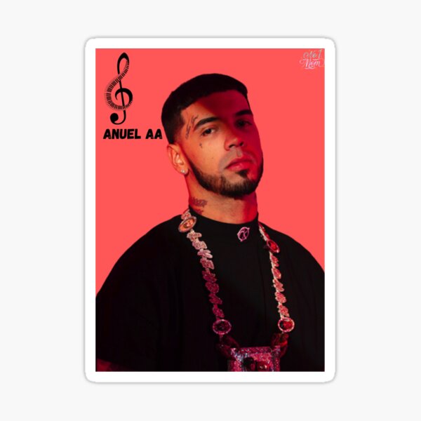 The Legend Anuel Aa Sticker For Sale By Jadeandpaiige Redbubble