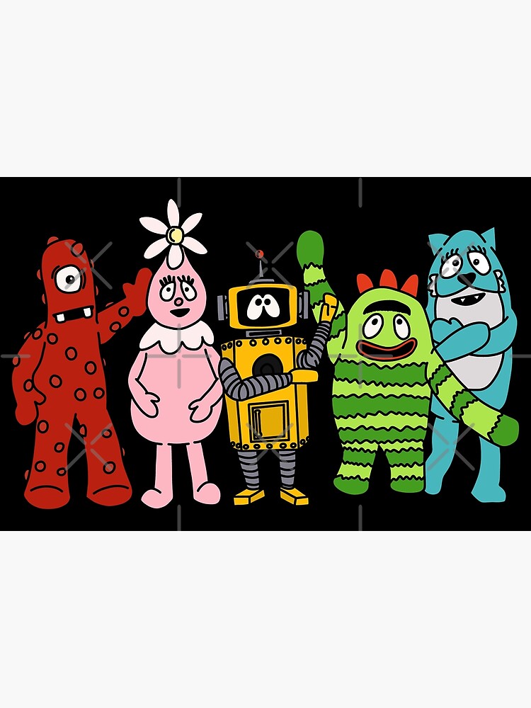 Yo Gabba Gabba Muno Foofa Plex Brobee And Toodee Fan Art Art