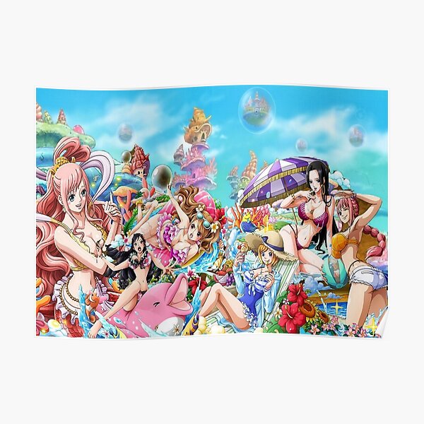 One Piece Beach Poster For Sale By StephanieBen Redbubble