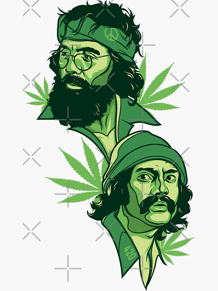 Nice Keepsake Cheech And Chong Gifts For Everyone Sticker For Sale By