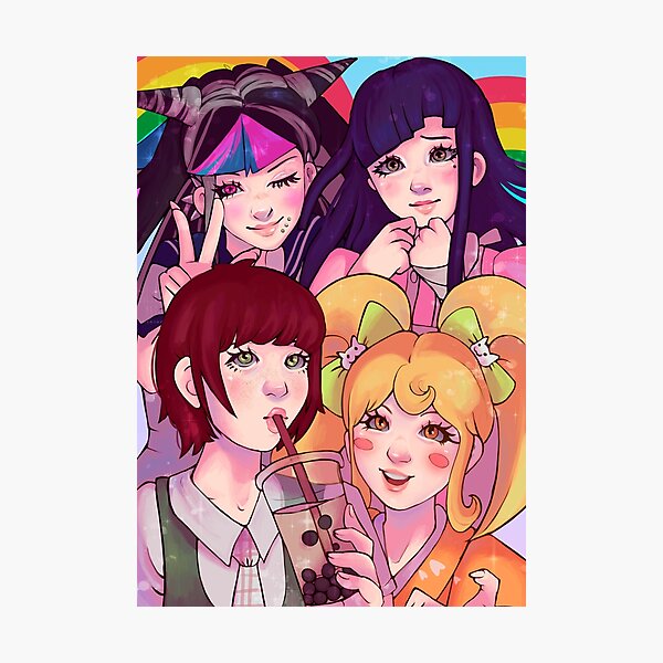 Danganronpa Girls Ibuki Mioda Mikan Tsumiki Mahiru Koizumi And