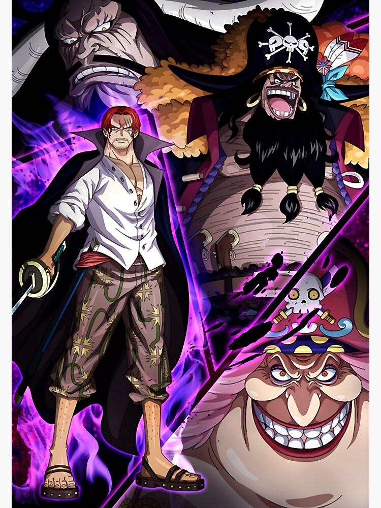 Shanks Kaido Big Mom Black Beard One Piece Sticker For Sale By