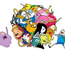 the adventure time mess by Baipodo