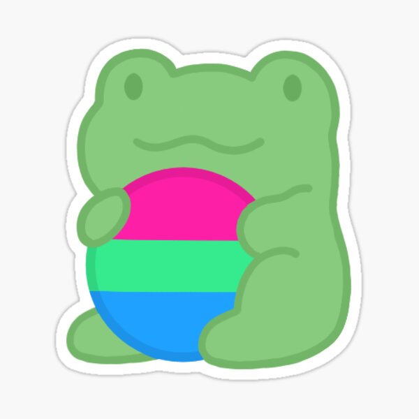 Frog Pride Polysexual Flag Sticker For Sale By Oh Msbelover Redbubble