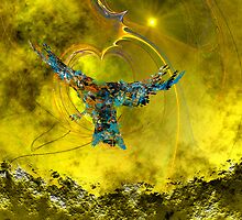 Upward Flight - Toward the Light by Dean Warwick