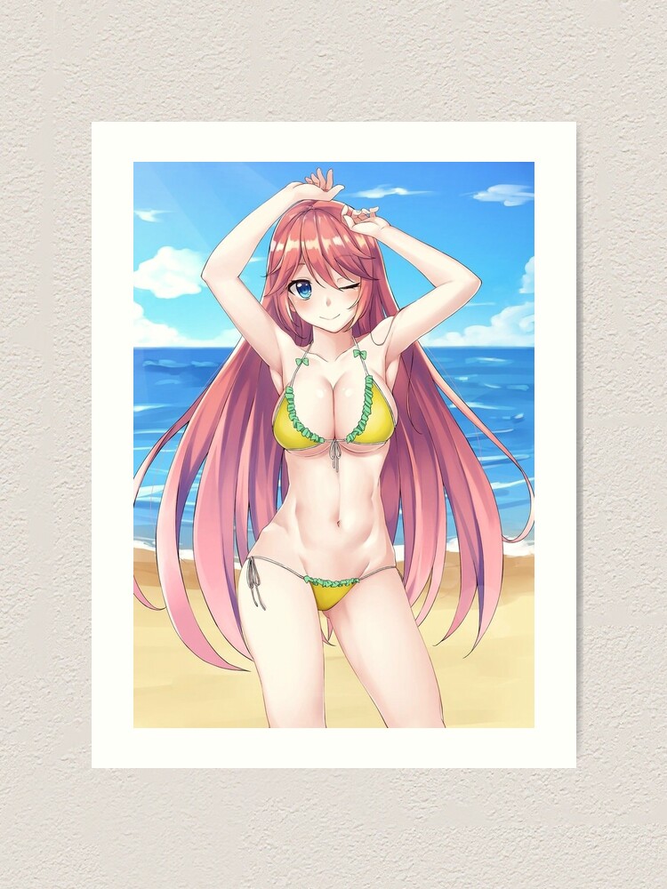 Airi Sakura Bikini Sexy Anime Girl Art Print For Sale By Mangamolly