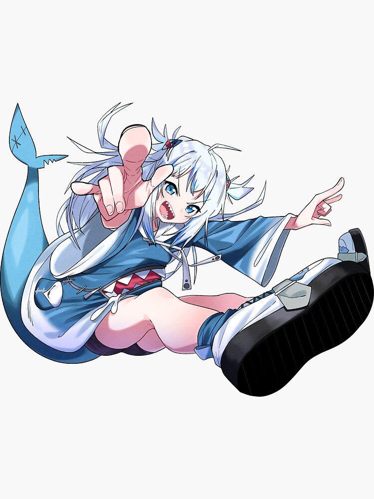 Gawr Gura Hololive English HoloEN Holomyth Vtuber Virtual Youtuber Cool Thighs Legs Shark