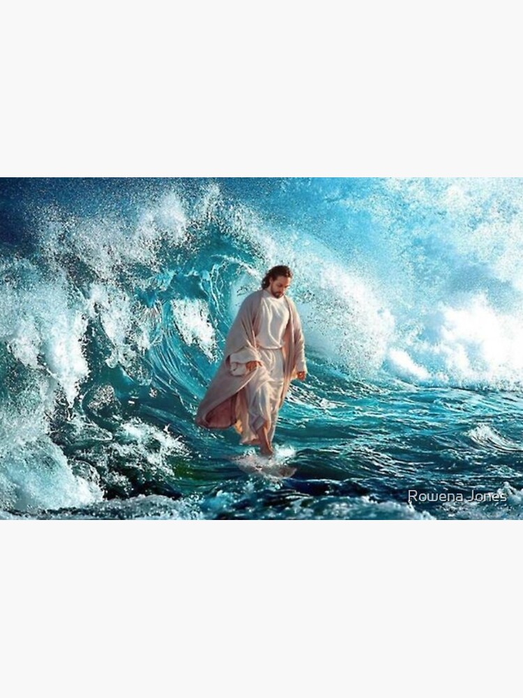 Jesus Christ Walking On The Water Poster For Sale By Smartnet77